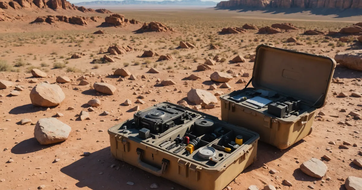 Sensor array deployed in a hard-rock mining shaft