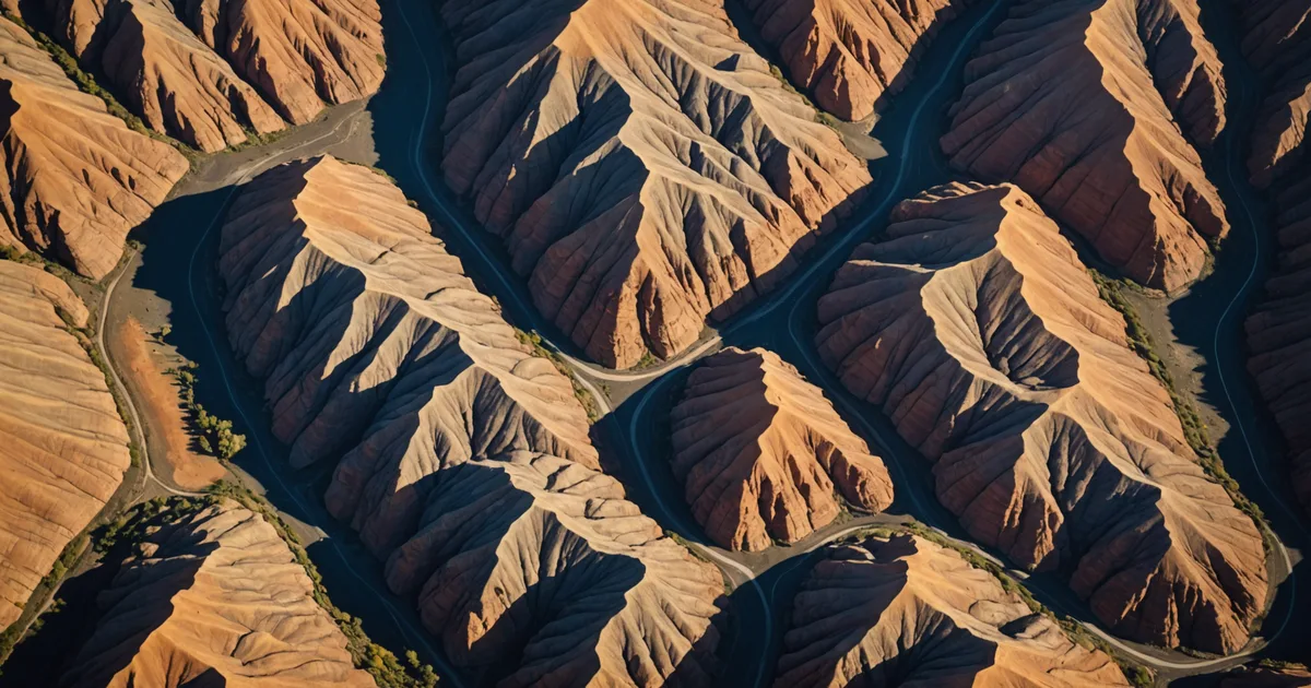 Magnetic gradient map overlay on a hard-rock geological cross-section