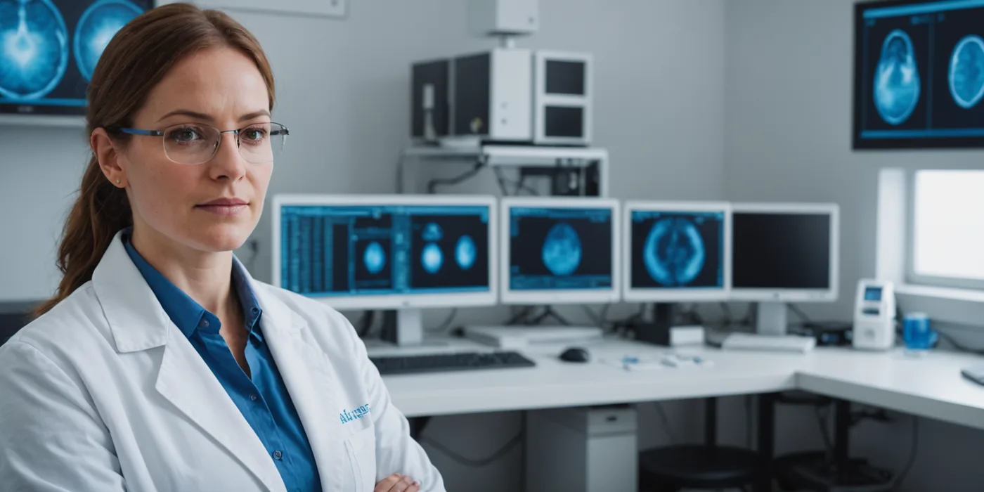 Medical imaging laboratory with sensor arrays positioned around a patient chair